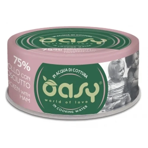 Oasy More Love dla Kotów Kurczak z Szynką 70g