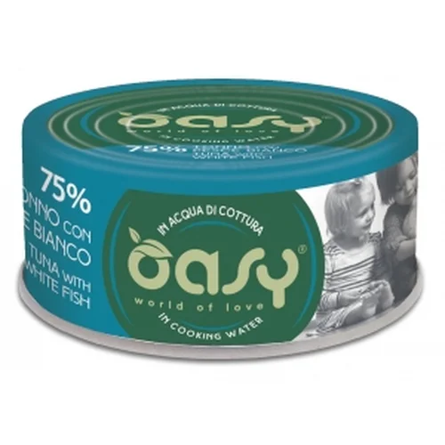 Oasy More Love dla Kotów Tuńczyk z Białą Rybą 70g