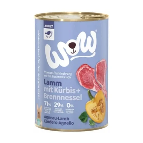 WOW Lamm mit Kürbis - Jagnięcina z Dynią i Pokrzywą 400g