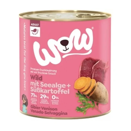 WOW Wild - Dziczyzna z Algami i Batatami 800g