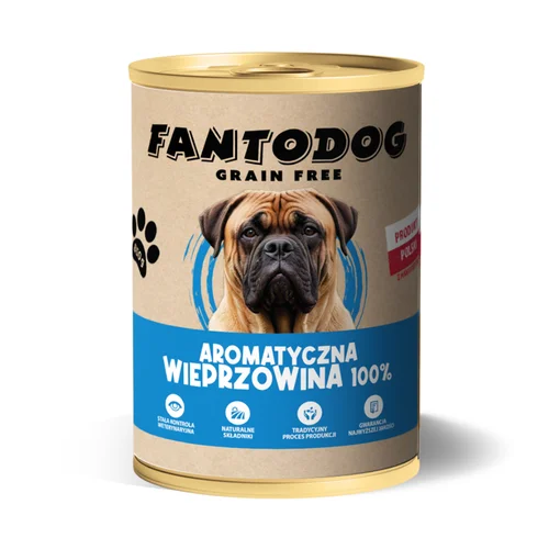 FantoDog GF Aromatyczna Wieprzowina 100% 850g