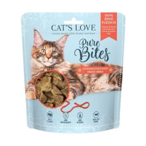 Cat's Love Pure Bites Wołowina Przysmak Liofilizowany dla Kota - 40g