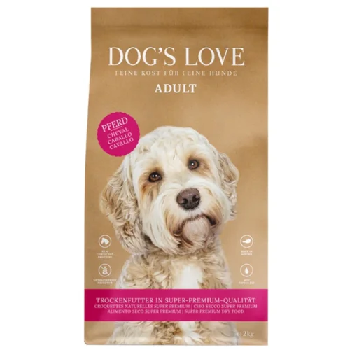 DOG'S LOVE Pferd - Konina z Batatami i Jabłkami 2 kg