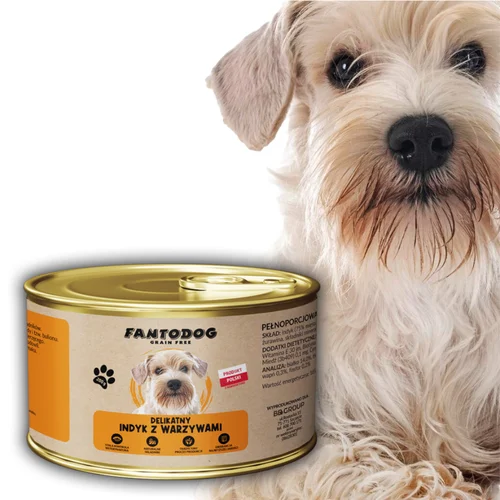 FantoDog GF Delikatny Indyk z Warzywami 200g - zdjęcie 1
