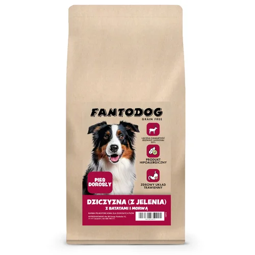 FantoDog Dziczyzna z Batatami i Morwą 6kg