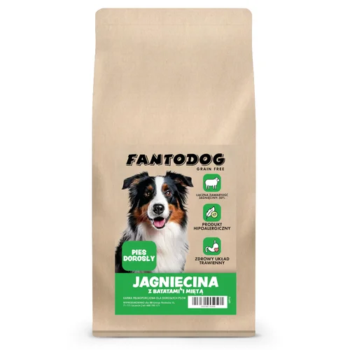 FantoDog Jagnięcina z Batatami i Miętą 6kg