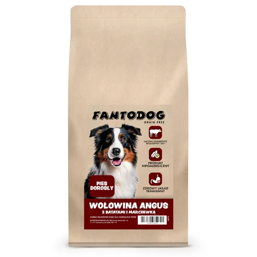 FantoDog Wołowina Angus z Batatami i Marchewką 6kg