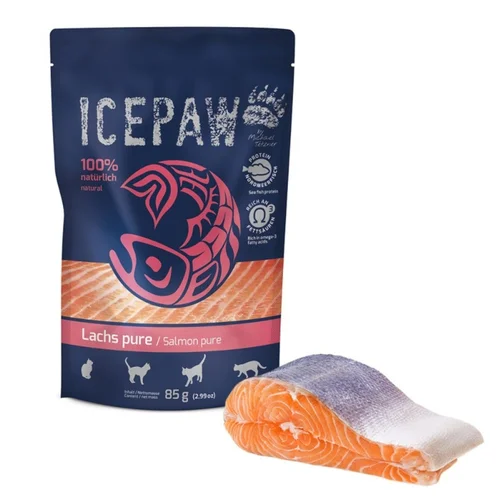 ICEPAW Cat Lachs Pure - Łosoś dla Kotów 85g