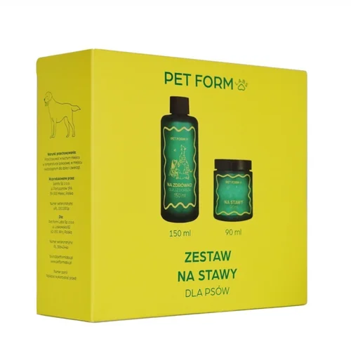PET FORM LABS Zestaw na stawy (90ml+150ml)