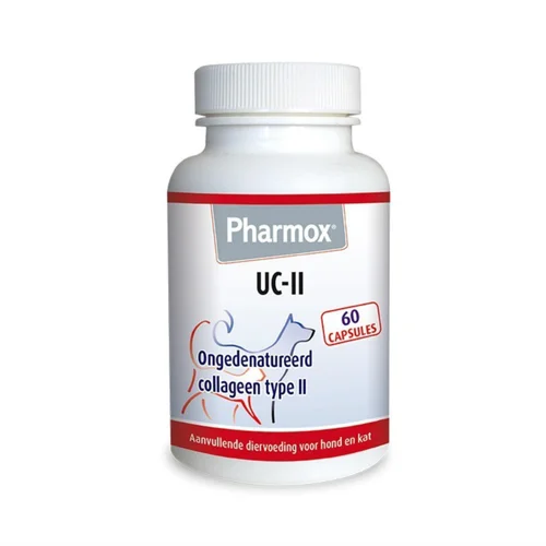 Pharmox UC-II Niezdenaturowany Kolagen Typu II dla Psów i Kotów 60 Kapsułek