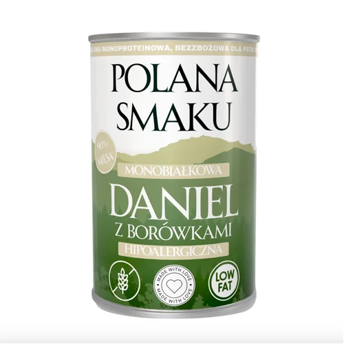 Polana Smaku - Daniel z Borówkami 400g