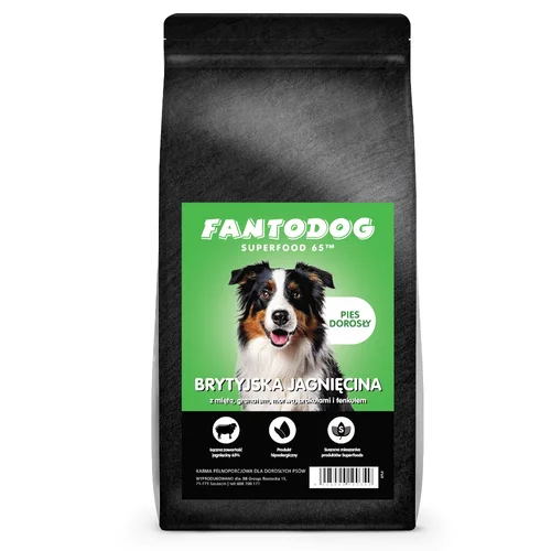FantoDog SUPERFOOD 65 Brytyjska Jagnięcina 2kg