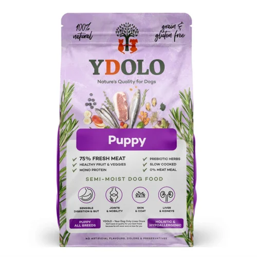 YDOLO Puppy - Wieprzowina Iberico i Ryby 10kg Półwilgotna